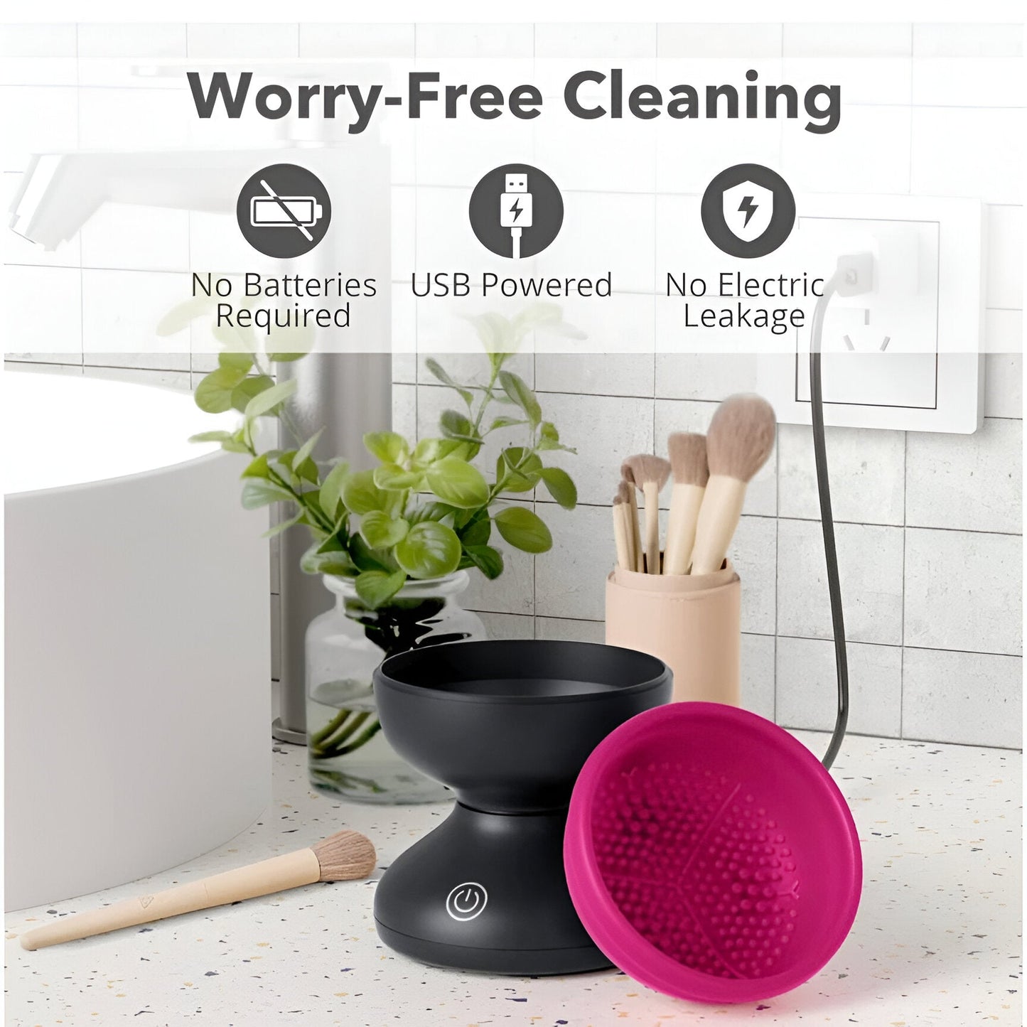 Electric Makeup Brush Cleaner Ultra